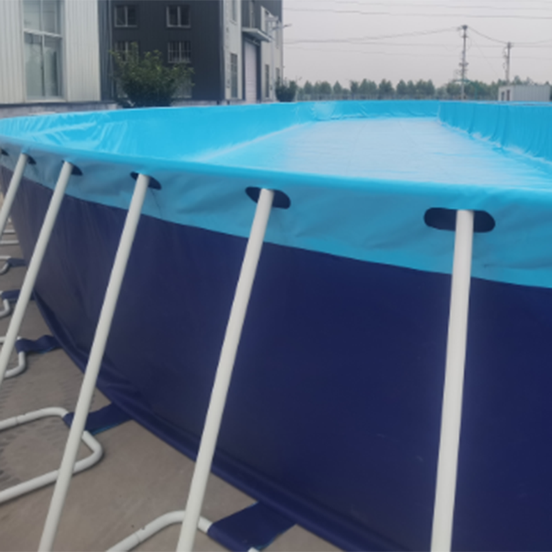 frame pool,swimming pool Outdoor Adult Family Swimming Pool Above Ground Pvc Oval Frame Swimming Pools for Farmed fish Aquatic grow frame pool,swimming pool