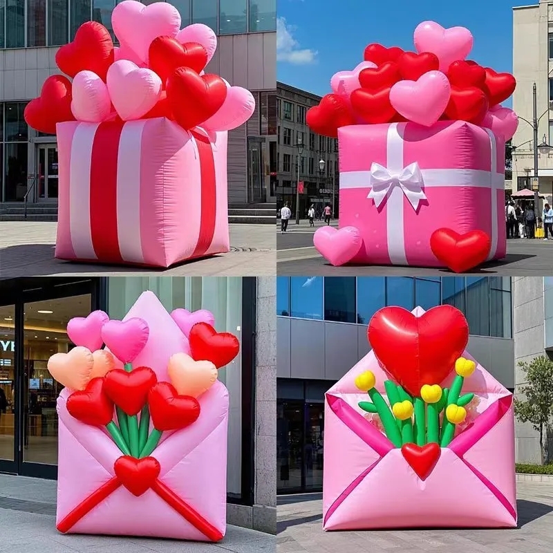 Weatherproof Giant Inflatable Flower Model, Long Lasting Outdoor Mall Advertising Inflatables Decoration for Promotional Event