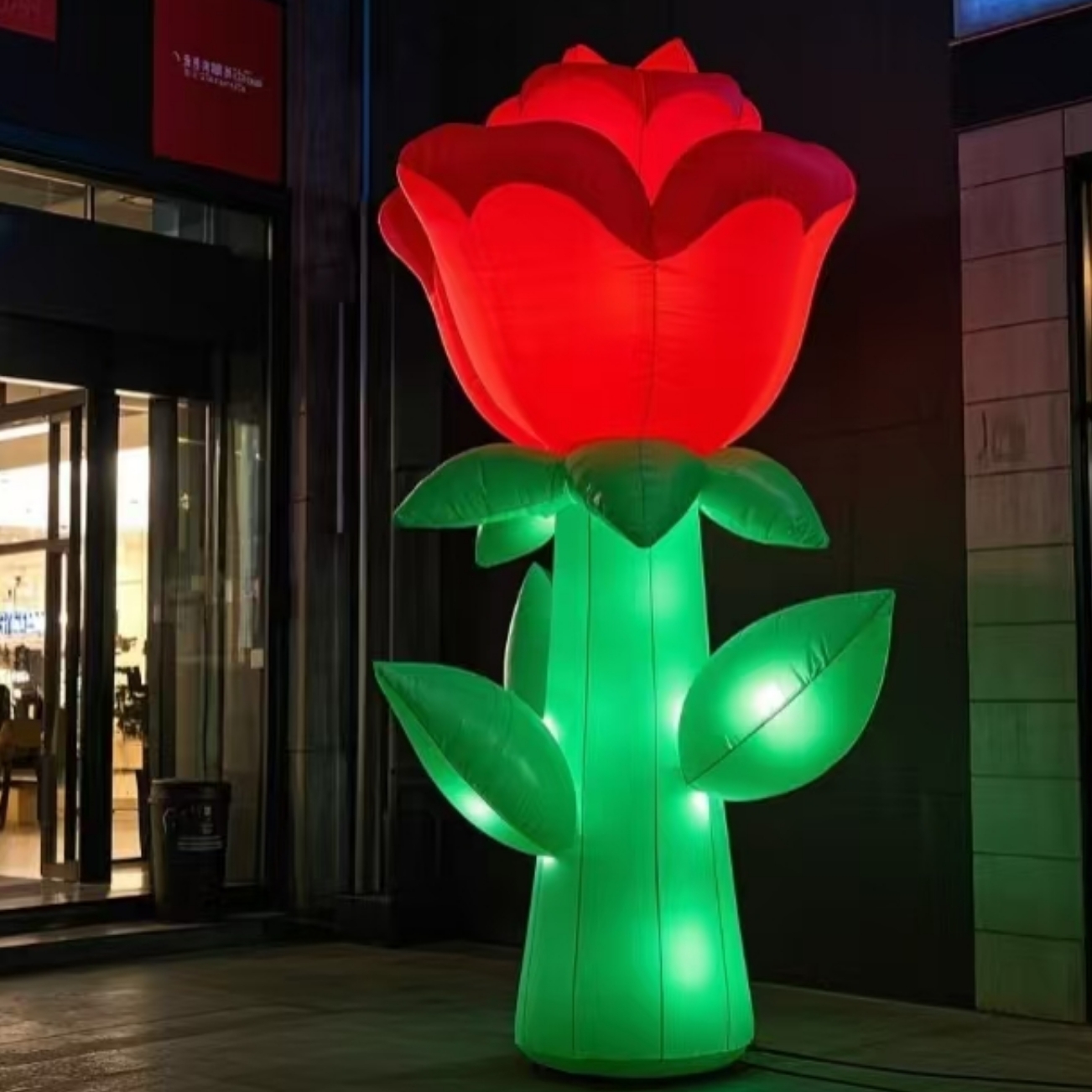 Weatherproof Giant Inflatable Flower Model, Long Lasting Outdoor Mall Advertising Inflatables Decoration for Promotional Event