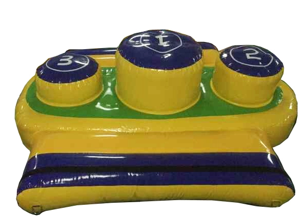 Commercial Inflatable Floating Water Park, Aqua Obstacle Course For Sea Lake Resort