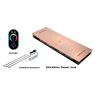 Rose Gold with light(remote control) and sound system