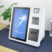 Licon all in one Capacitive touch screen desktop Self Service Kiosk 80MM Printer Window kiosk pos kiosk desktop