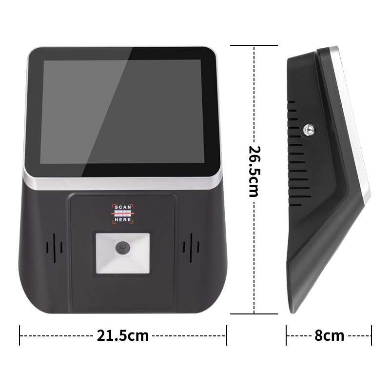 Windows10 self-service pos terminal hardware QR scan price checker