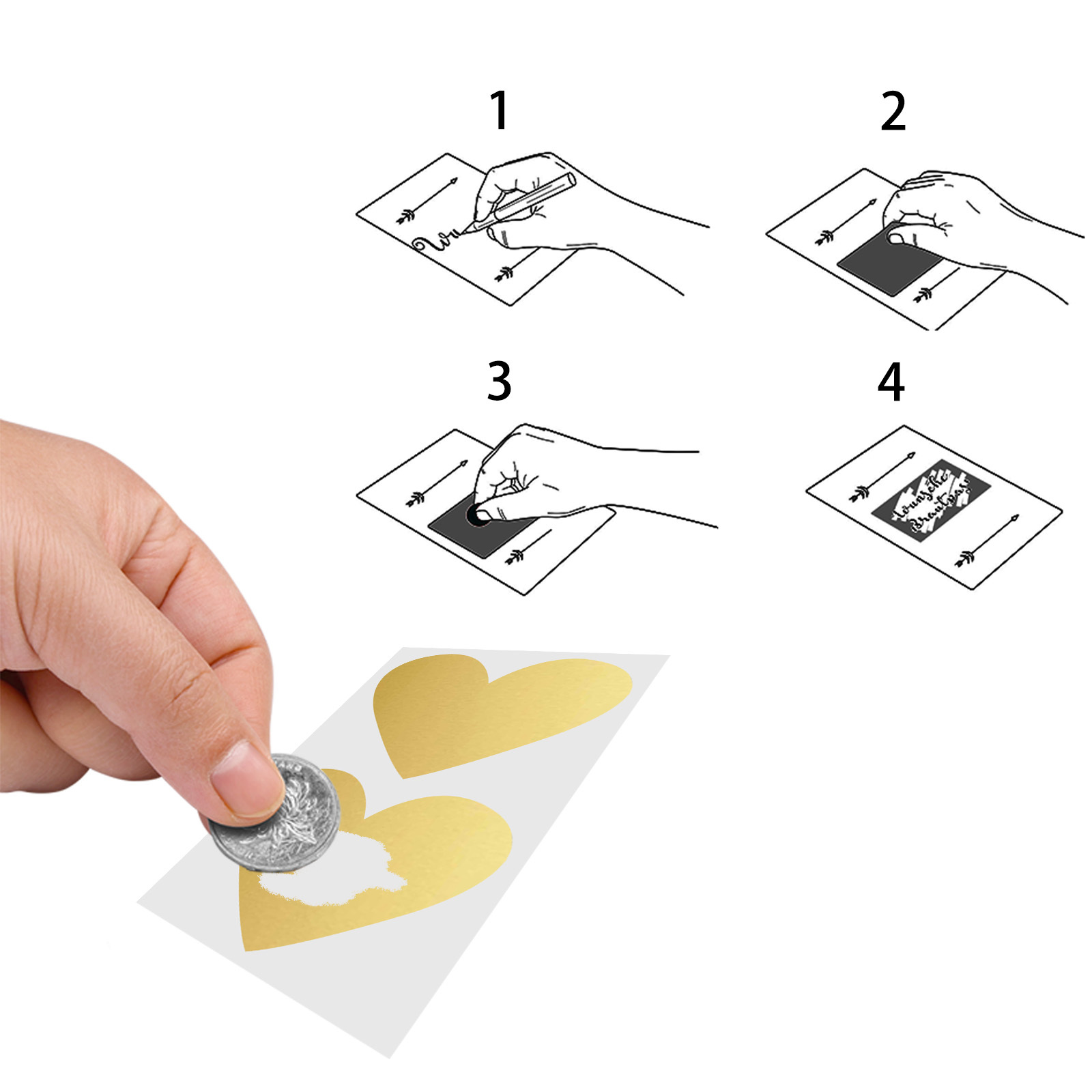XLIUAX 200 Pack Scratch Off Stickers, Zelfklevende DIY