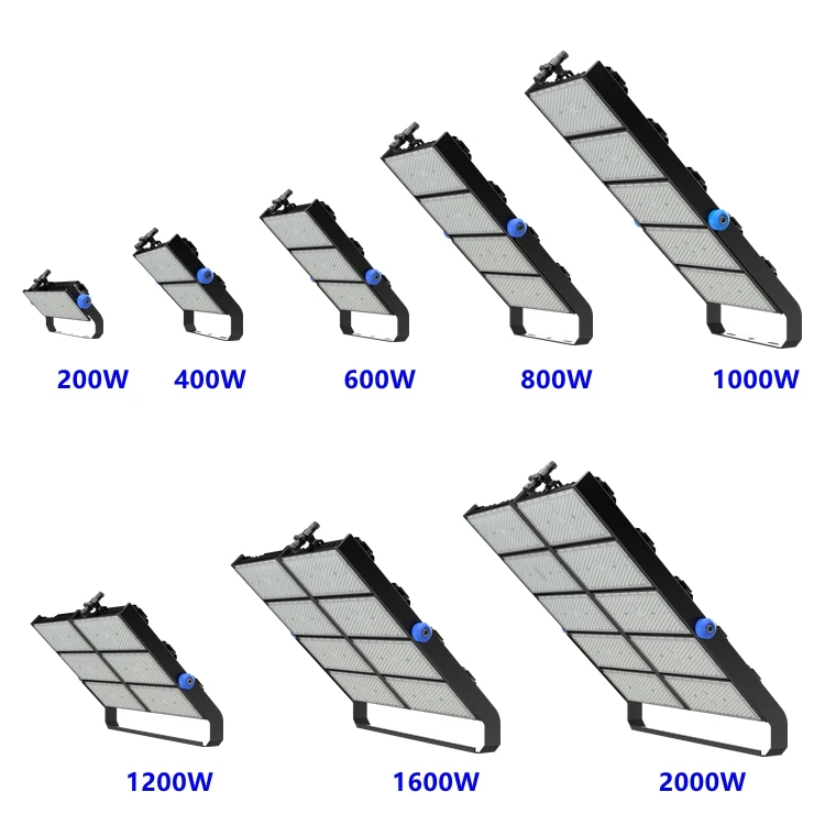LED sport stadium light 1500w 2000w max led flood light reaction training light indoor cricket stadium light