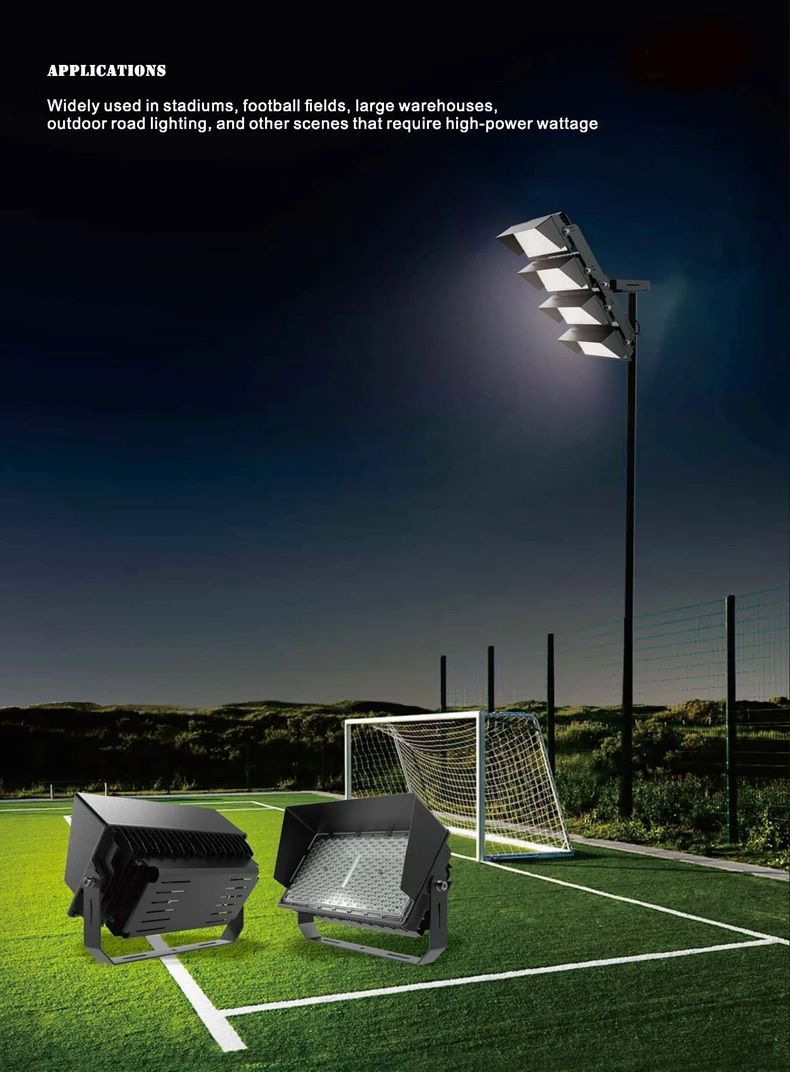 LED sport stadium light 1500w 2000w max led flood light reaction training light indoor cricket stadium light