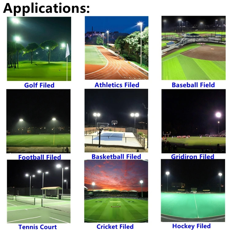 LED sport stadium light 1500w 2000w max led flood light reaction training light indoor cricket stadium light