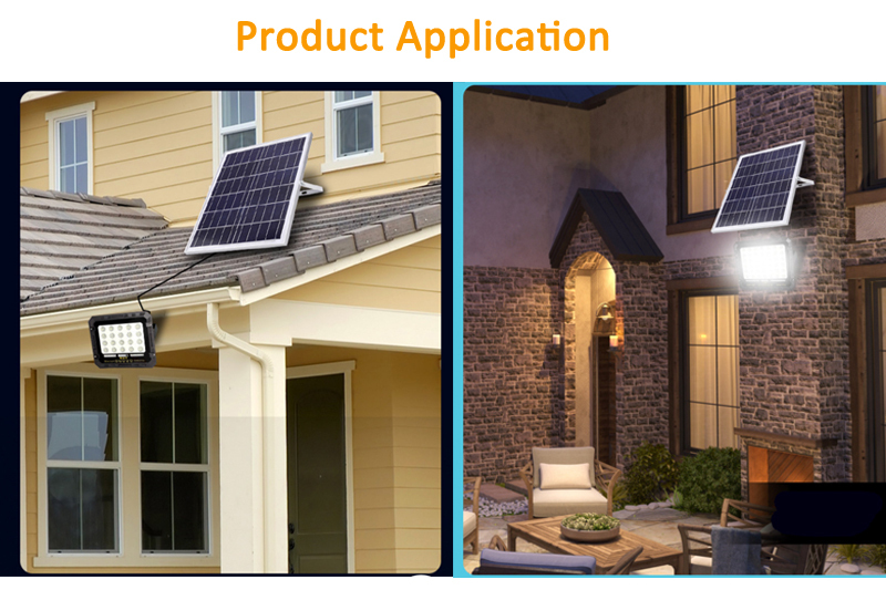 LD-SFL-ZZX-L LED Solar flood lights outdoor waterproof stadium solar LED flood light with remote control