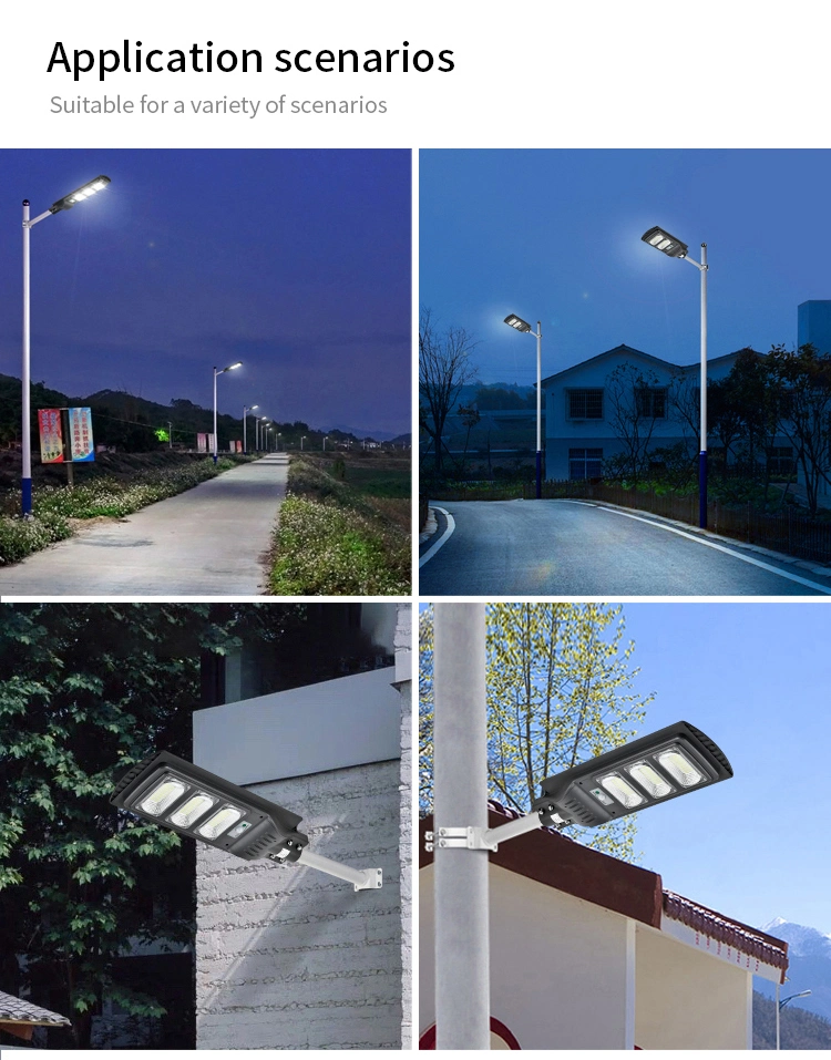Wholesale Best Price Integrated Solar Lights Outdoor Street Garden Road Lamp Motion Sensor Road Battery Garden LED All in One Solar Street Light