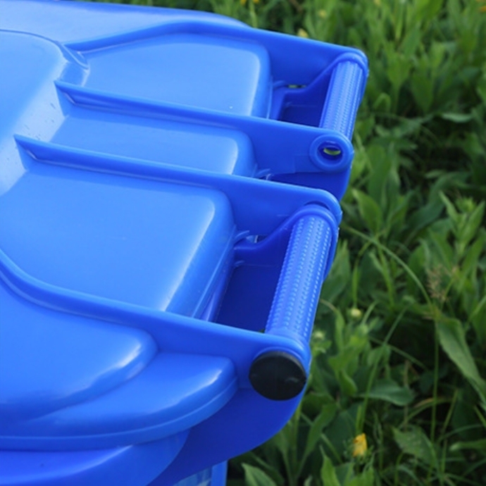 120L Heavy Duty Plastic Garbage Can PP Material
