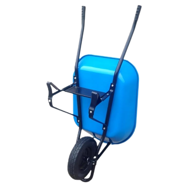 WHEELBARROW WB7401 5.5cu.ft steel Tray, with 4.00-8 Pneumatic Wheel