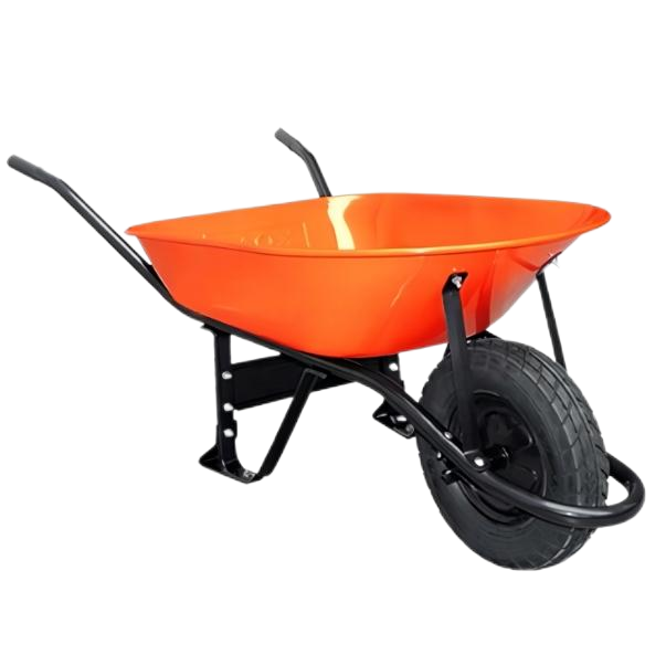 WHEELBARROW WB7402 5cu.ft steel Tray, with 4.00-8 Pneumatic Wheel