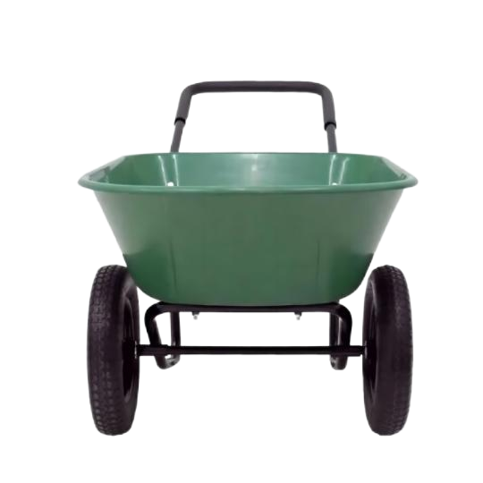 Strong Wheel Barrow WB7250, 5 cu.ft  80L steel Tray, With 3.50-8  Two Pneumatic Wheel