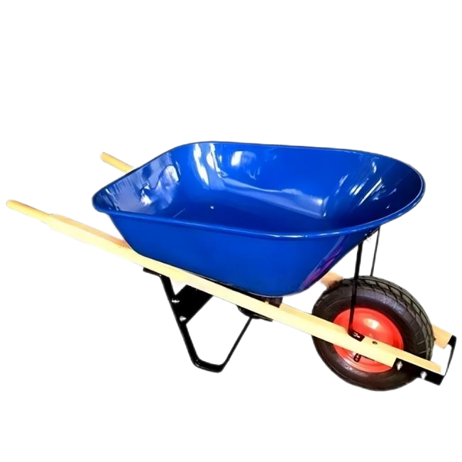6 cu.ft 100L Steel Tray, With 16X4.80/4.00-8 Pneumatic Wheels,Wooden Handle