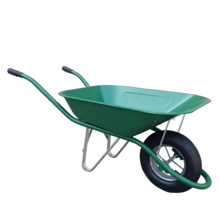 Wheel Barrow WB6400A, 5 cu.ft 65L Steel Tray, With 4.00-8 Pneumatic Wheels