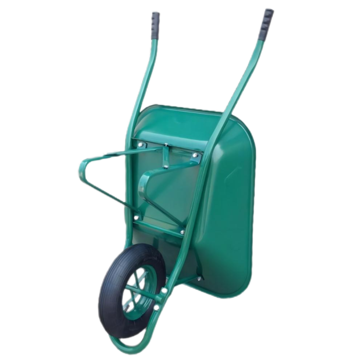 Wheel Barrow WB6400A, 5 cu.ft 65L Steel Tray, With 4.00-8 Pneumatic Wheels