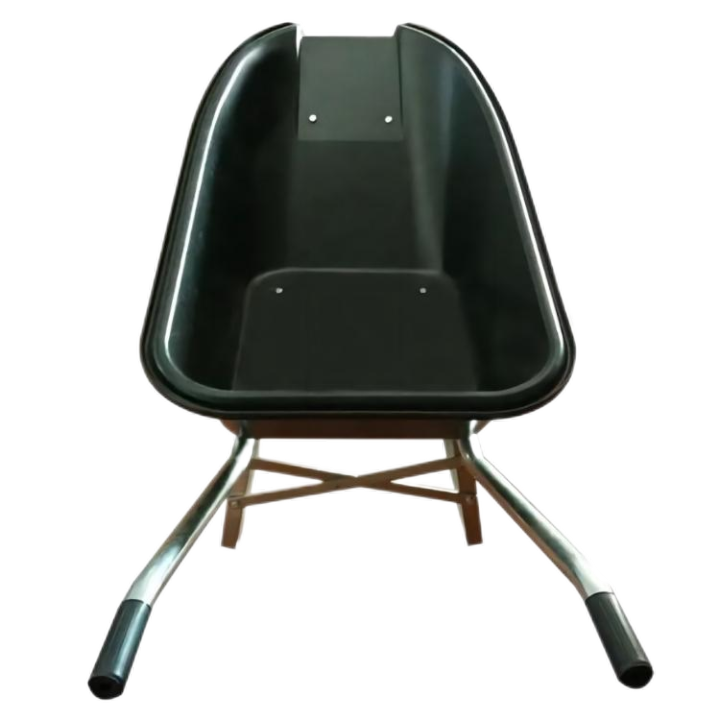 5 cu.ft 72L Steel Tray, With 4.00-8 Pneumatic Wheels