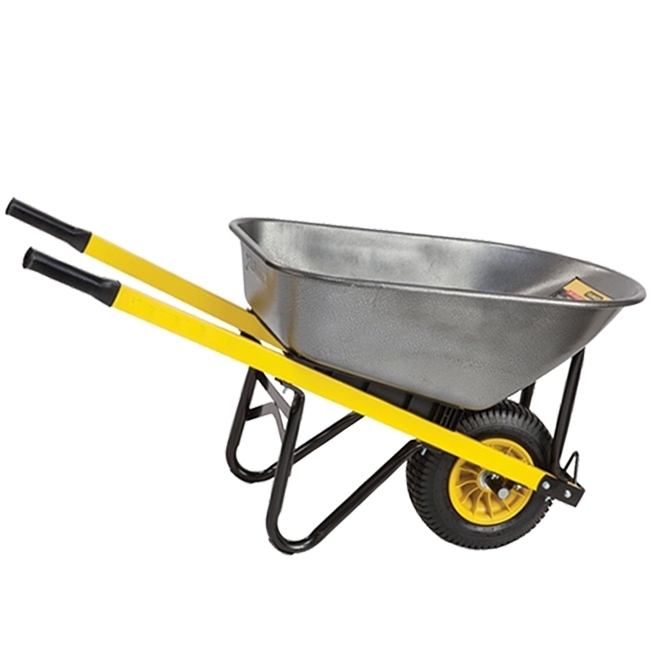 7 cu.ft 100L Steel Tray, With 16X6.50-8 Pneumatic Wheels