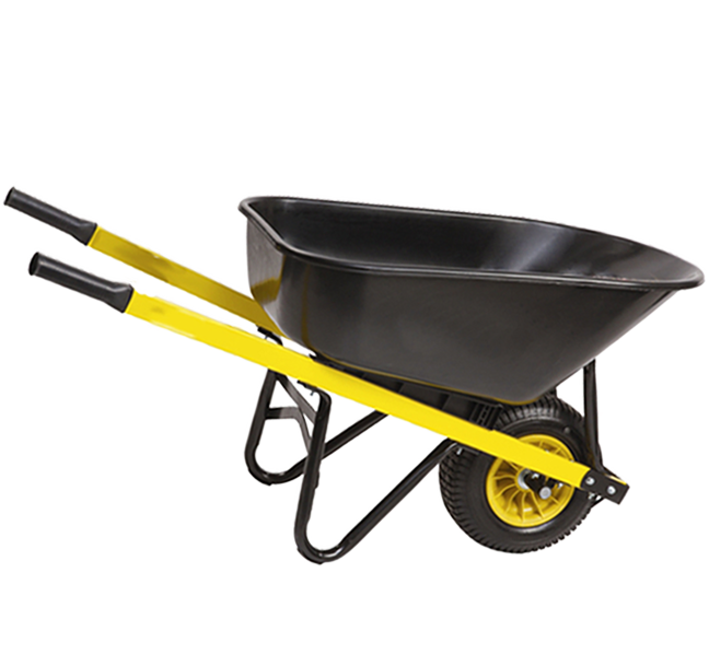 7 cu.ft 100L Plastic Tray, With 16X6.50-8 Pneumatic Wheels