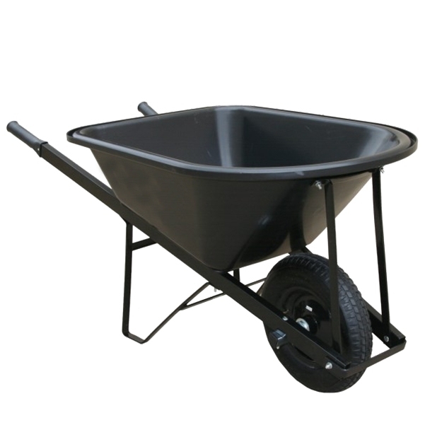  7 cu.ft 100L Plastic Tray, With 16x4.80/4.00-8 Pneumatic Wheels