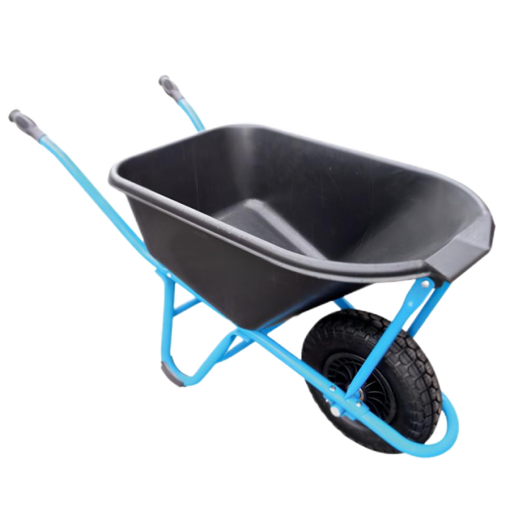 5 cu.ft 72L Steel Tray, With 4.00-8 Pneumatic Wheels