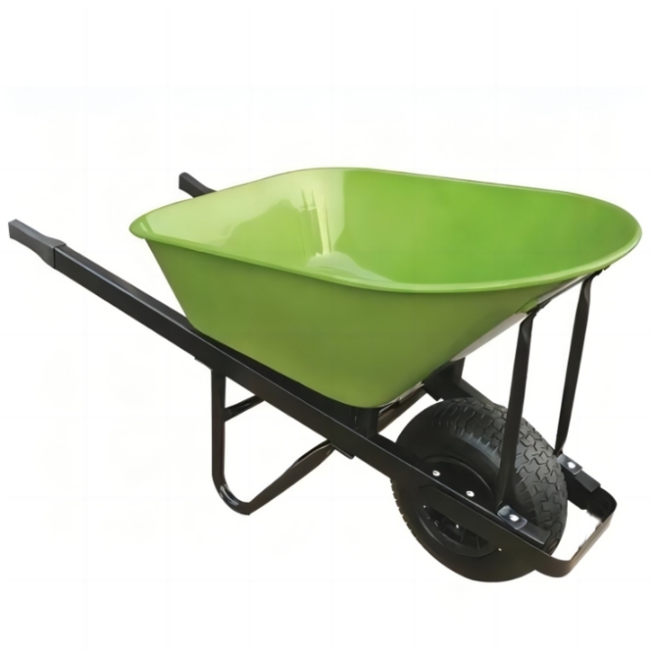 7 cu.ft 100L Steel Tray, With 16X6.50-8 Pneumatic Wheels,