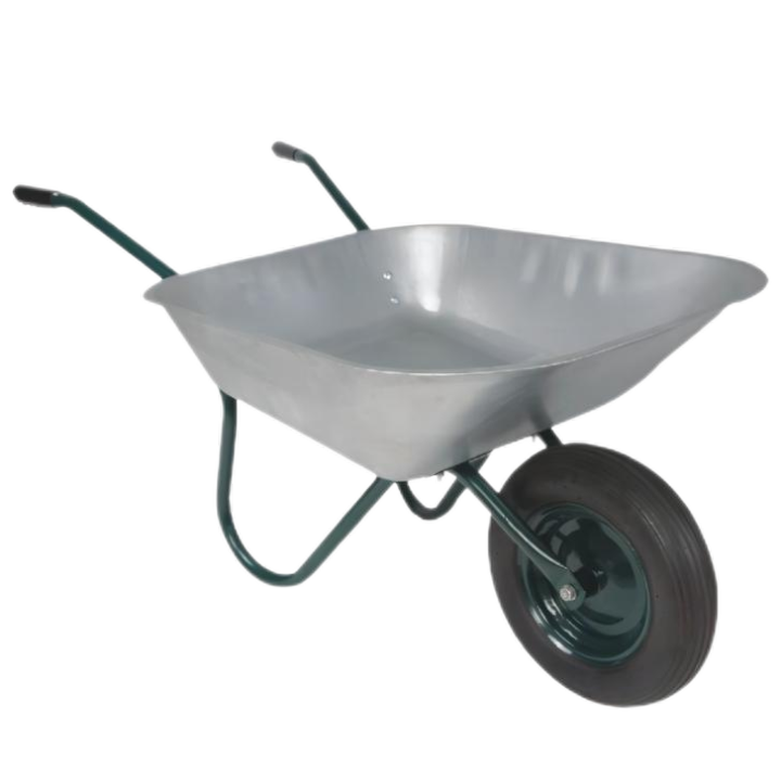 5 cu.ft 65L Galvanized Steel Tray, With 4.00-8 Pneumatic Wheel