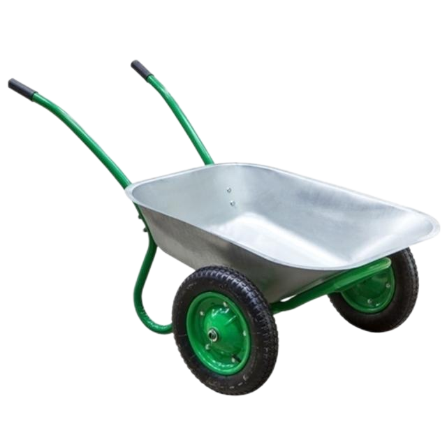 5 cu.ft 78L Galvanized Steel Tray, With 4.00-8 Two-Pneumatic Wheel