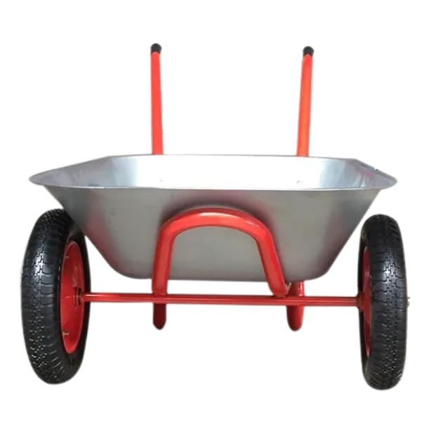 5 cu.ft 78L Galvanized Steel Tray, With 4.00-8 Two-Pneumatic Wheel