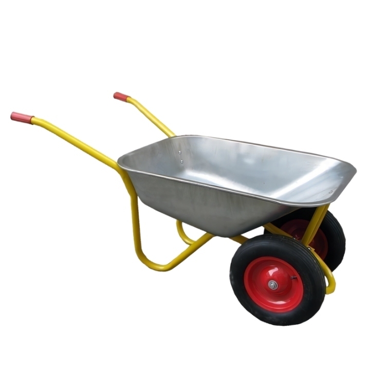 5 cu.ft 75L Galvanized Steel Tray, With 4.00-8 Two-Pneumatic Wheel