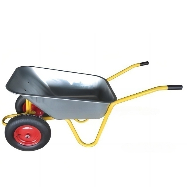 5 cu.ft 75L Galvanized Steel Tray, With 4.00-8 Two-Pneumatic Wheel