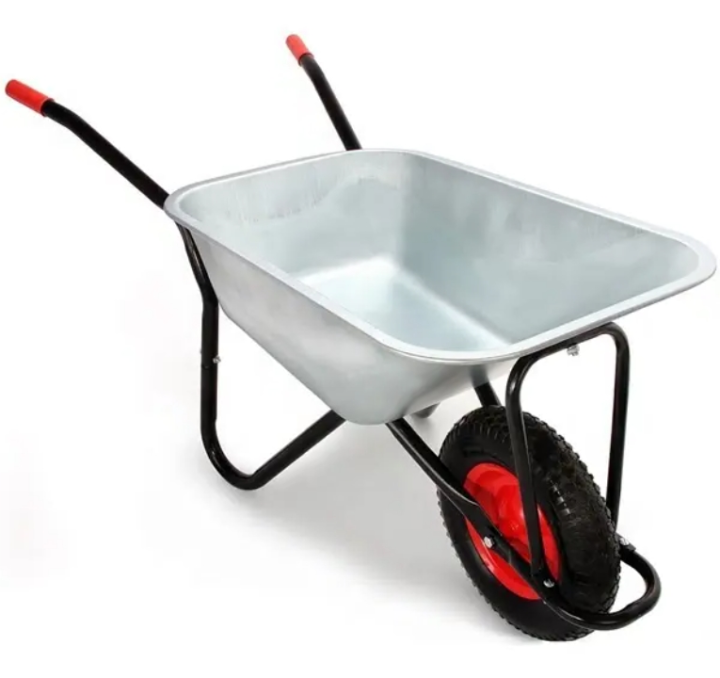 5 cu.ft 85L Galvanized Steel Tray, With 4.00-8 Pneumatic Wheel