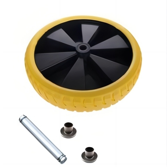  5 cu.ft 85L Galvanized Steel Tray, With 4.00-8 Pu Flat free wheel