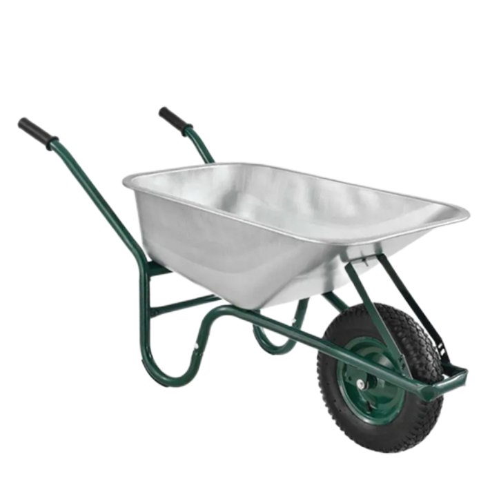 6 cu.ft 85L Galvanized Steel Tray, With 4.00-8 Pneumatic Wheel