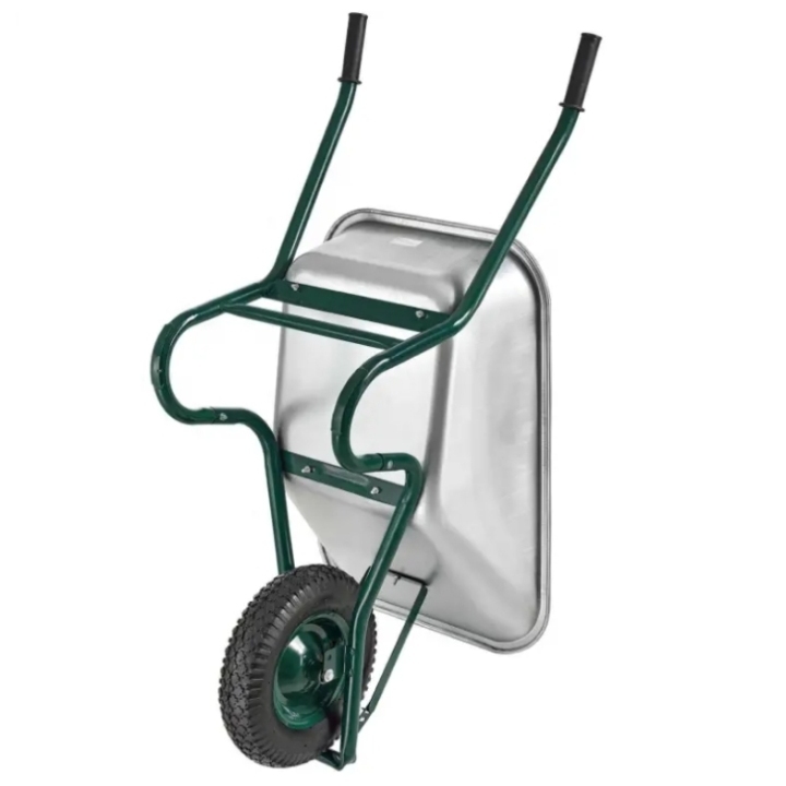 6 cu.ft 85L Galvanized Steel Tray, With 4.00-8 Pneumatic Wheel
