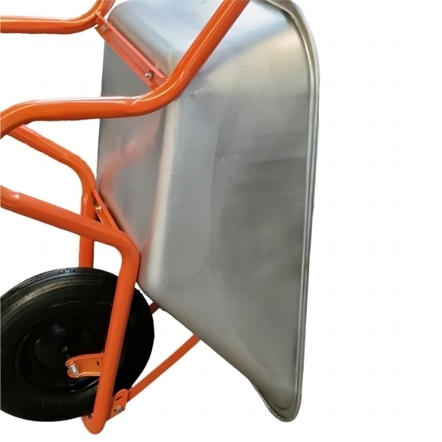 5 cu.ft 85L Galvanized Steel Tray, With 4.00-8 Pneumatic Wheel