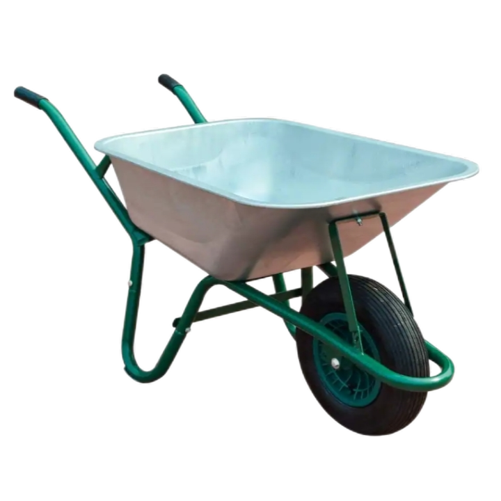 8 cu.ft 110L Galvanized Steel Tray, With 4.00-8 Pneumatic Wheel