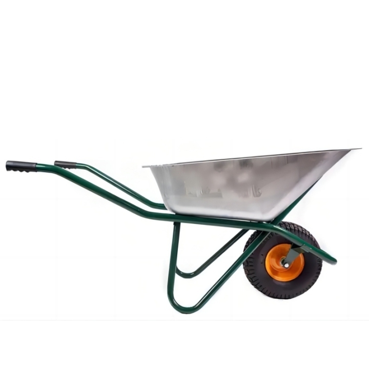 Wheel Barrow WB5011 Of 110L Galvanized Tray With 4.00-8 Pneumatic Wheel