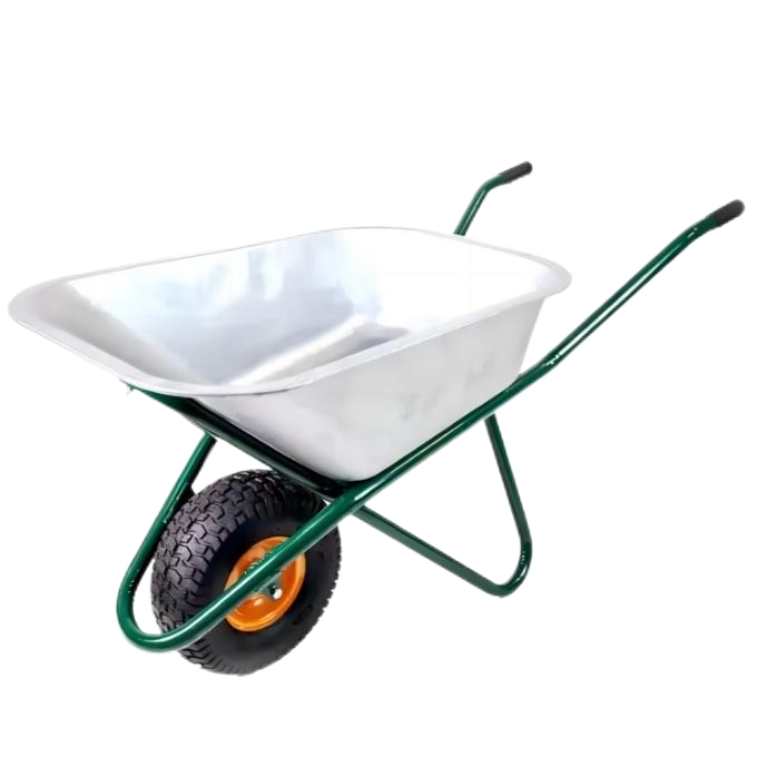 Wheel Barrow WB5011 Of 110L Galvanized Tray With 4.00-8 Pneumatic Wheel