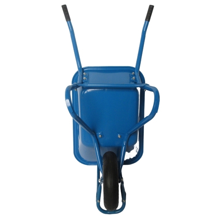 Wheel Barrow WB6404, 5 cu.ft 85L Galvanized Steel Tray, With 4.00-8 Pneumatic Wheel