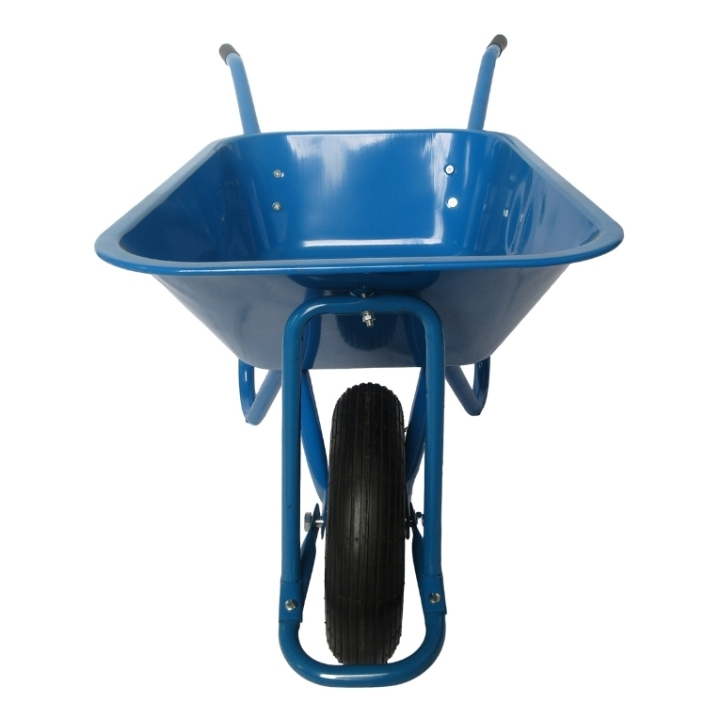 Wheel Barrow WB6404, 5 cu.ft 85L Galvanized Steel Tray, With 4.00-8 Pneumatic Wheel
