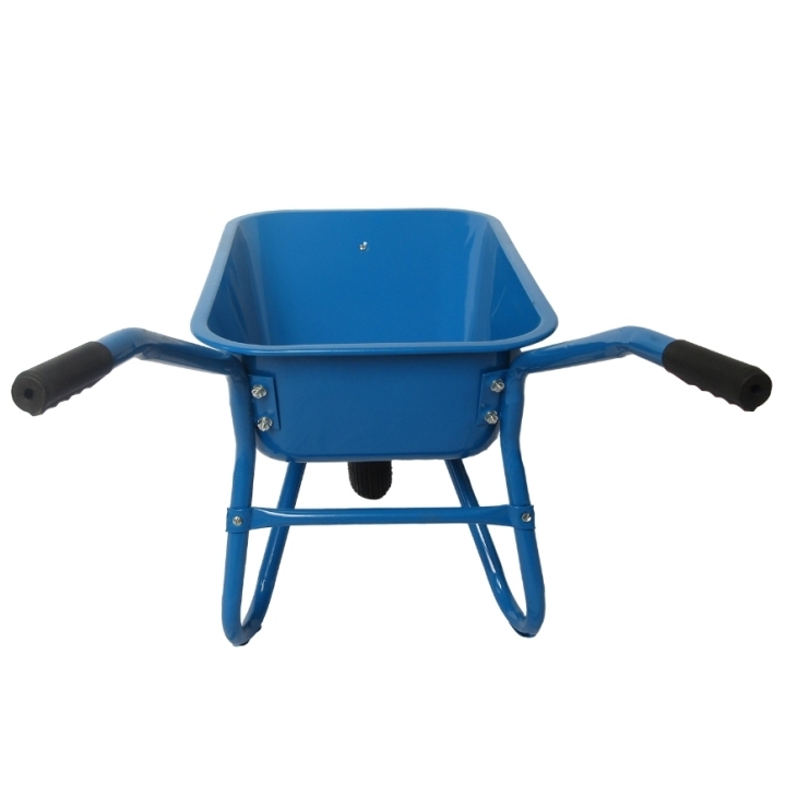 Wheel Barrow WB6404, 5 cu.ft 85L Galvanized Steel Tray, With 4.00-8 Pneumatic Wheel