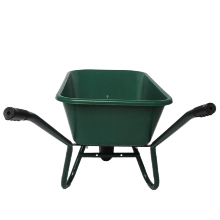 Wheel Barrow WB6414G, 5 cu.ft 85L Plastic Tray, With 4.00-8 Pneumatic Wheel