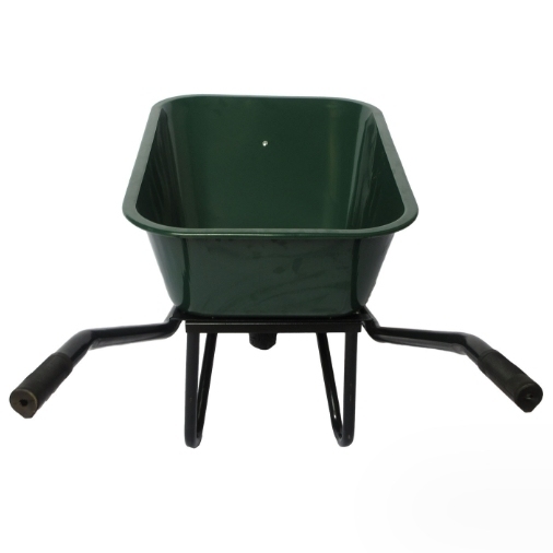 100L Painted Steel Tray With 4.00-8 Pneumatic Wheel