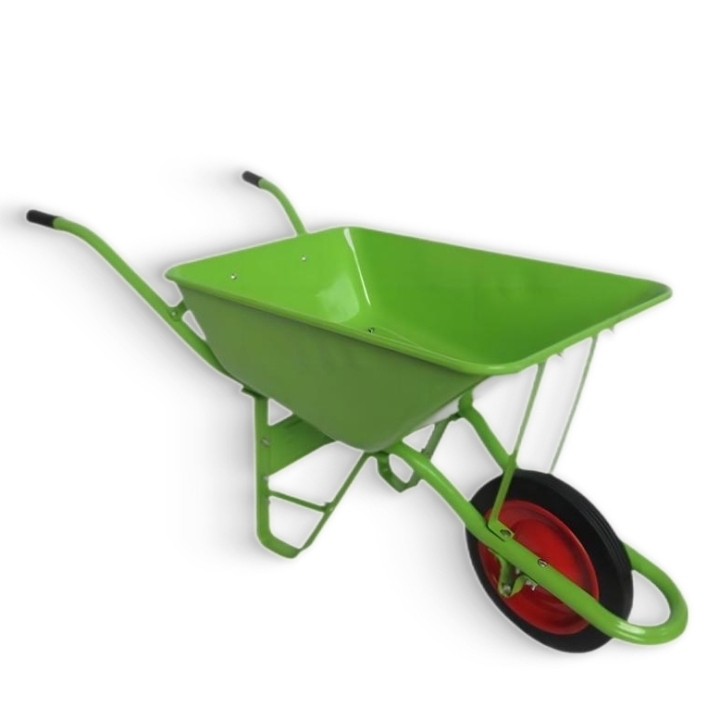  5 cu.ft 65L Steel Tray, With 4.00-8 Solid Wheels