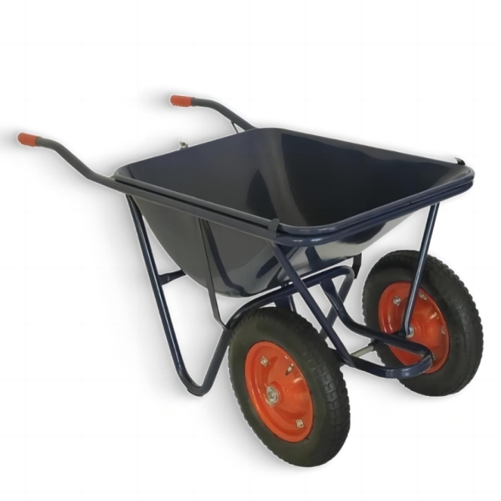  5 cu.ft 58L Painted Steel Tray, With 13x3 Two-Pneumatic Wheel