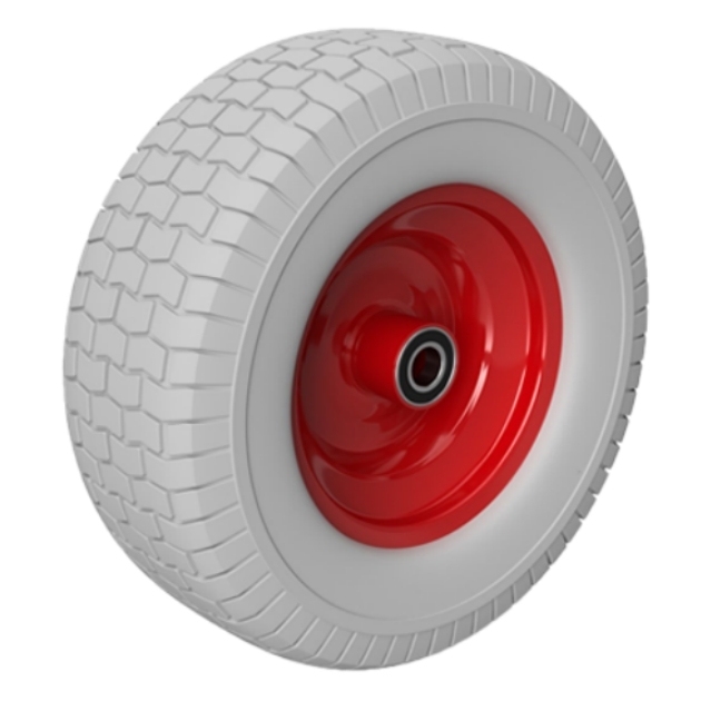 16''×6.50-8,PU FLAT FREE TIRES,STEEL RIM