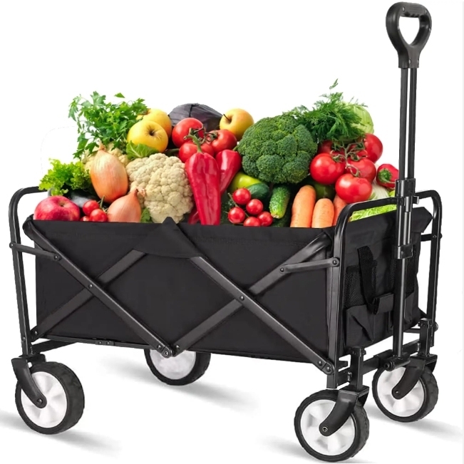 Collapsible Folding Wagon Garden Camping Cart TC1811 for Outdoor Camping,Shopping Cart