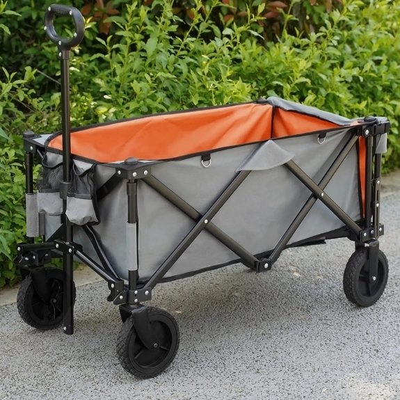 Collapsible Folding Wagon Garden Camping Cart TC1814 for Outdoor Camping,Shopping Cart