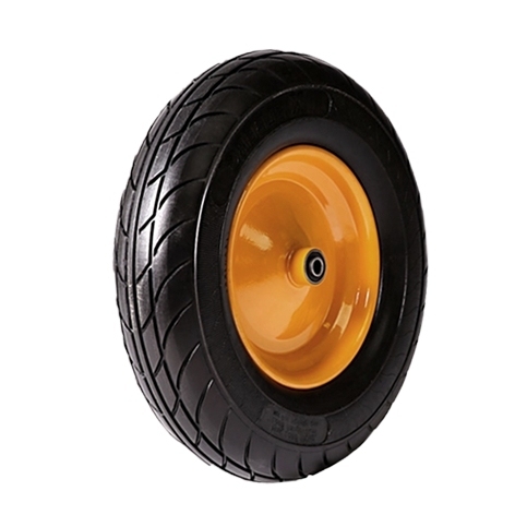 PU WHEEL PU1610-4 16''×4.80/4.00-8 PU FLAT FREE TIRES,STEEL RIM